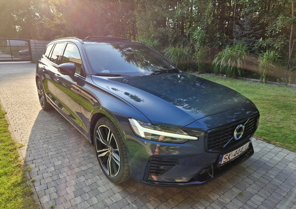 Volvo V60 cena 163900 przebieg: 85500, rok produkcji 2019 z Katowice małe 781